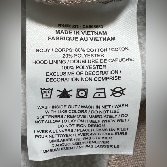 Jordan Flight Satin Lined Oversized Hoodie Gold Accents Cotton Boxy Comfy Cozy - Picture 12 of 12